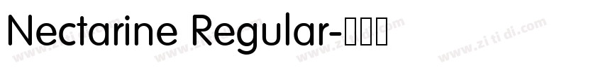 Nectarine Regular字体转换